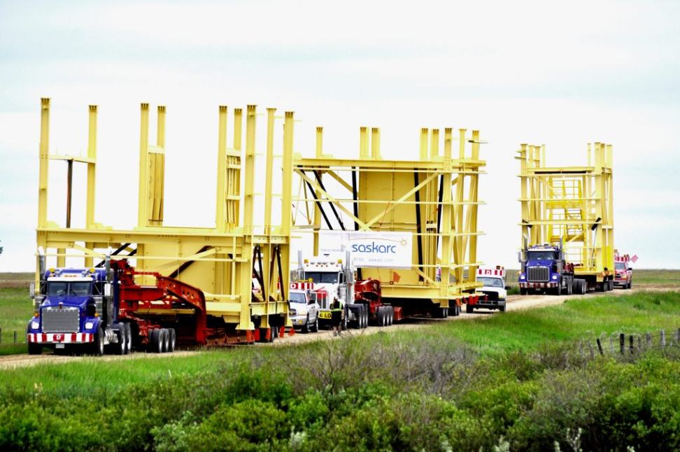 Structural steel fabrication project of Saskarc