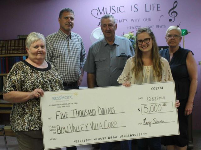 Donation to Bow Valley Villa