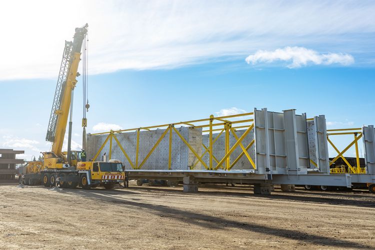 structural stell on site (Demo)