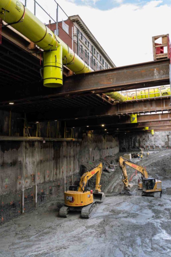 Broadway Subway Project Bulk Excavation